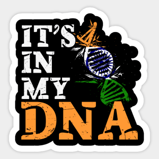 It's in my DNA - India Sticker
